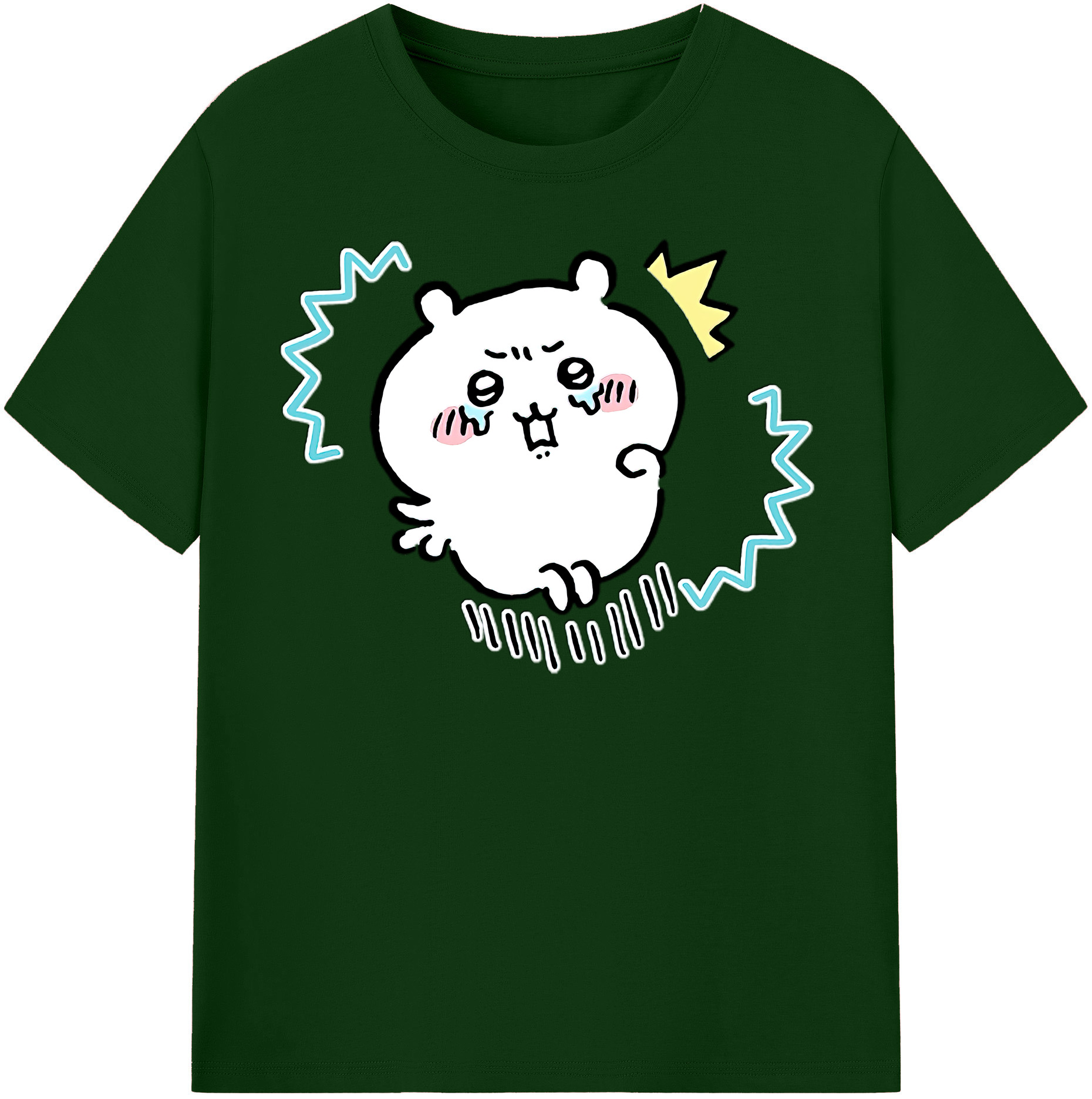 （画像用） ちいかわ ちいかわ Chii-kawa chiikawa 綿100％半袖Tシャツ（フロントプリント）